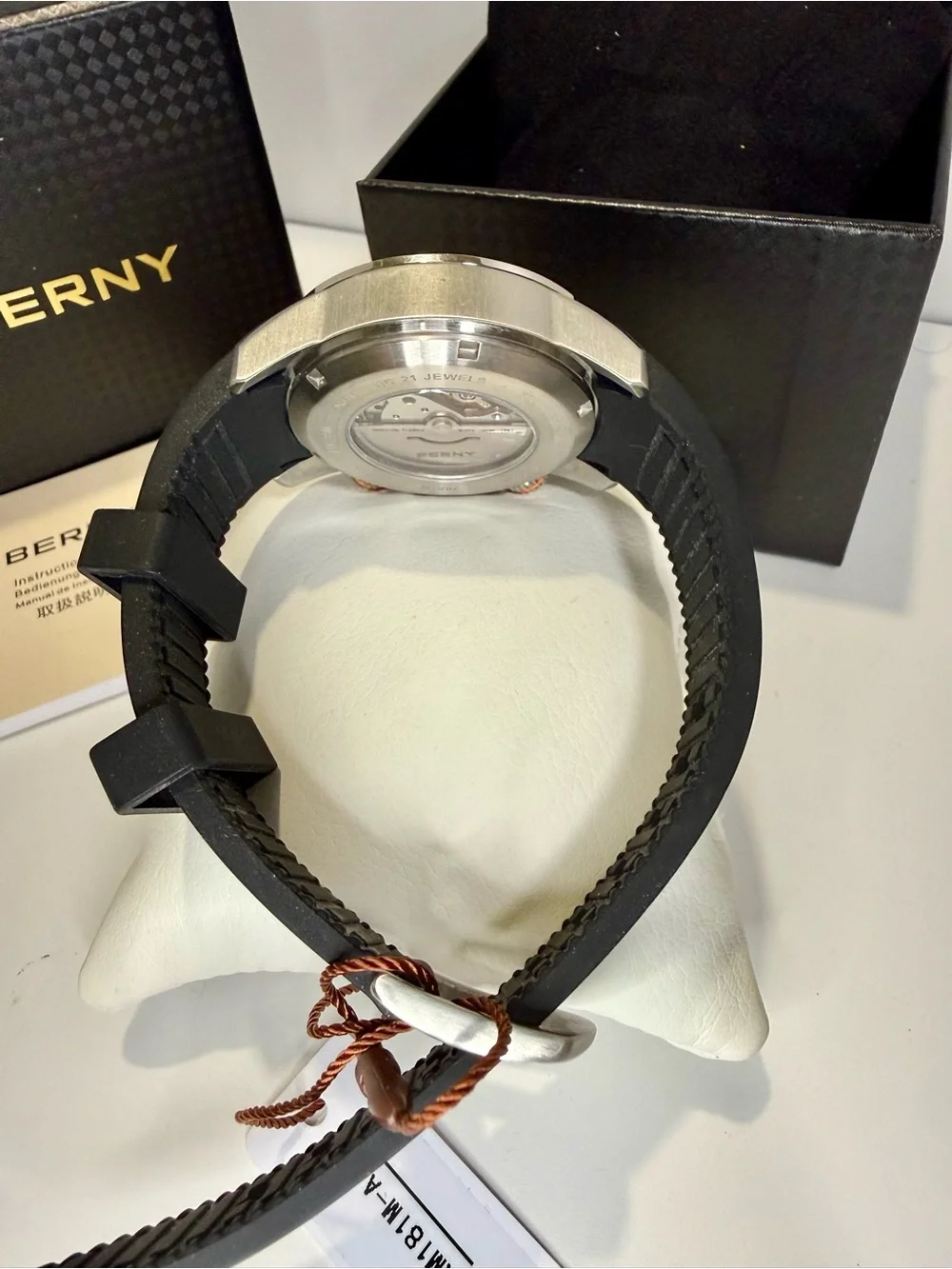 Berny Compressor Date Double Crown Dive Mens Watch